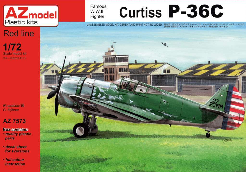 【再入荷】AZ7573 カーチス P-36C