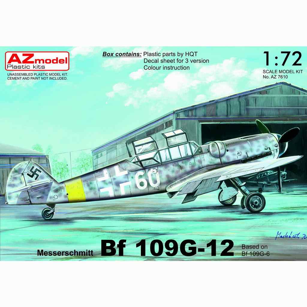 【新製品】AZ7610 メッサーシュミット Bf109G-12(Bf109G-6ベース型)