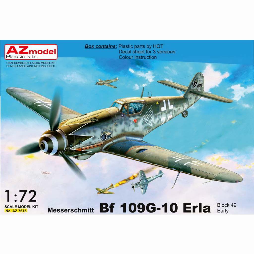 【新製品】AZ7615 メッサーシュミット Bf109G-10 エルラ工場 初期型