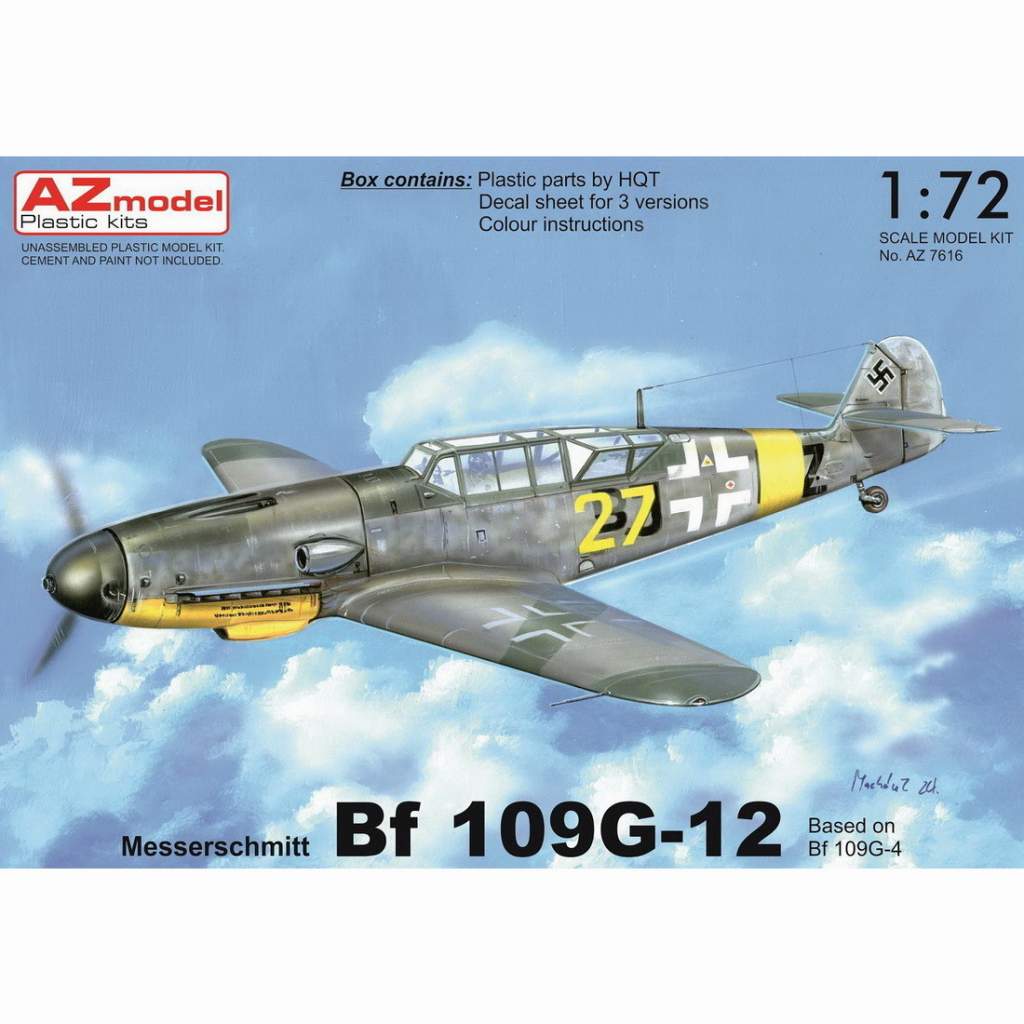 【新製品】AZ7616 メッサーシュミット Bf109G-12 (G-4ベース型)