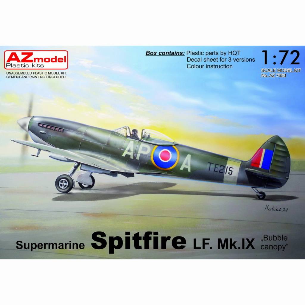 【新製品】AZ7633 スーパーマリン スピットファイア LF.Mk.IX ｢バブルキャノピー｣