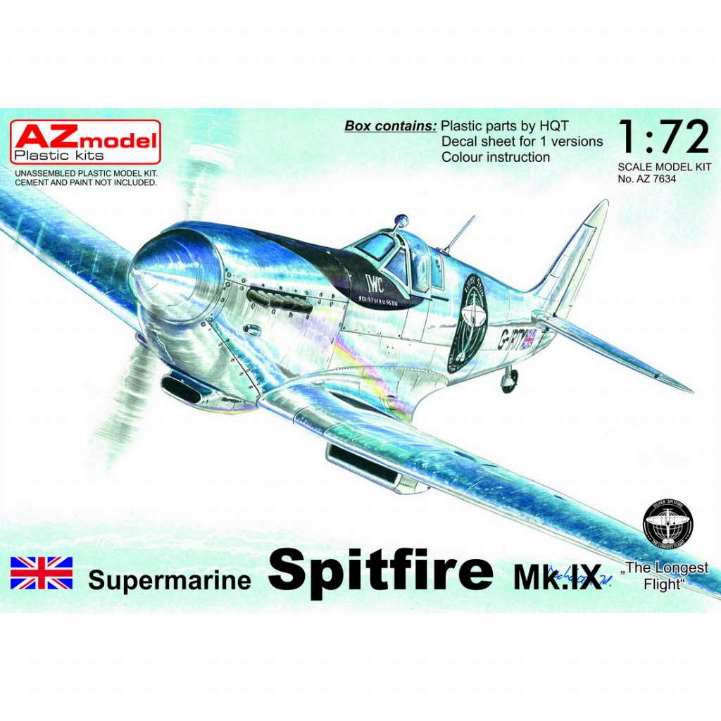 【新製品】AZ7634 スーパーマリン スピットファイア Mk.IX ｢ロンゲスト・フライト｣
