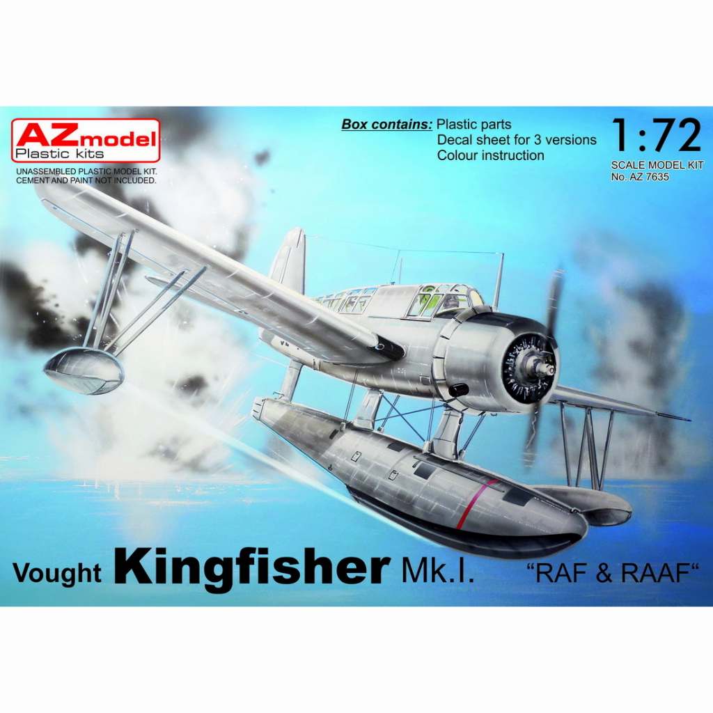 【新製品】AZ7635 チャンス・ヴォート キングフィッシャー Mk.I フロートタイプ｢艦隊航空隊＆オーストラリア空軍｣