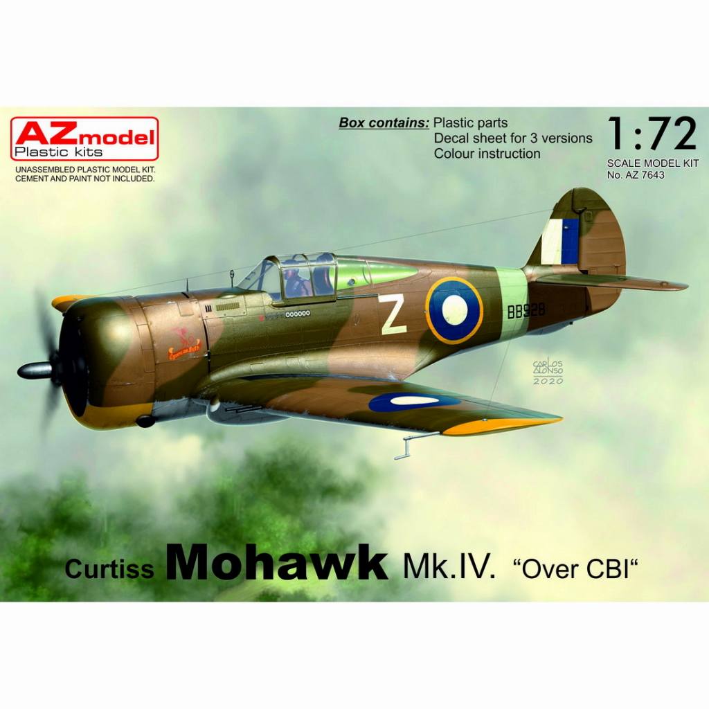 【新製品】AZ7643 カーチス モホーク Mk.IV ｢中国/ビルマ/インド戦線｣