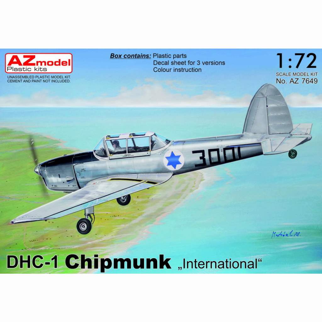 【新製品】AZ7649 デ・ハビランド DHC-1 チップマンク 「海外仕様」