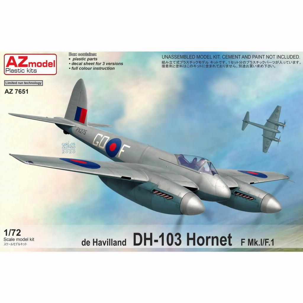 【新製品】AZ7651 デ・ハビランド DH.103 ホーネット F Mk.I/F.1