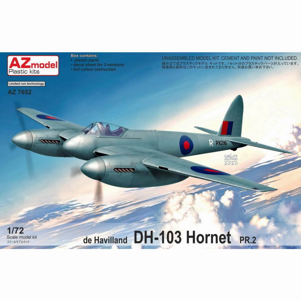 【新製品】AZ7652 デ・ハビランド DH.103 ホーネット PR.2