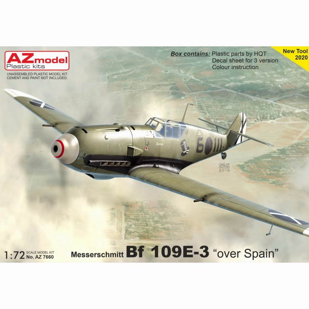 【新製品】AZ7660 メッサーシュミット Bf109E-3 スペイン上空