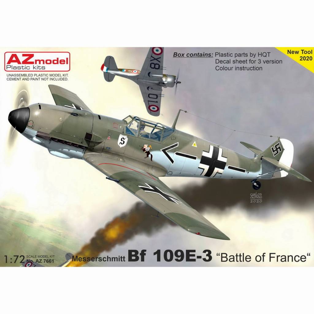 【新製品】AZ7661 メッサーシュミット Bf109E-3 バトル・オブ・フランス