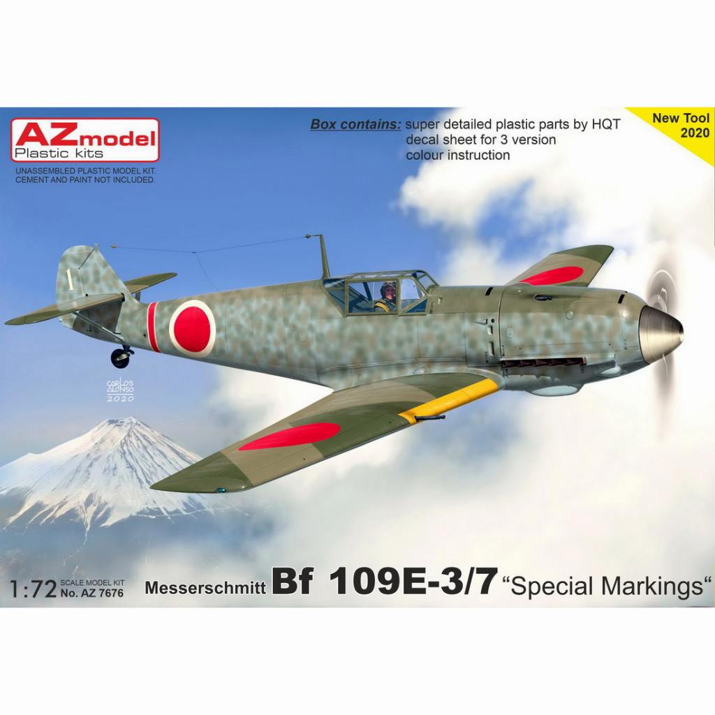 【新製品】AZ7676 メッサーシュミット Bf109E-3/7 ｢スペシャルマーキング｣