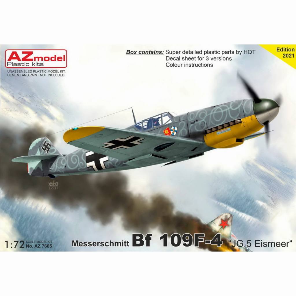 【新製品】AZ7685 メッサーシュミット Bf109F-4 ｢JG.5 アイスミール｣