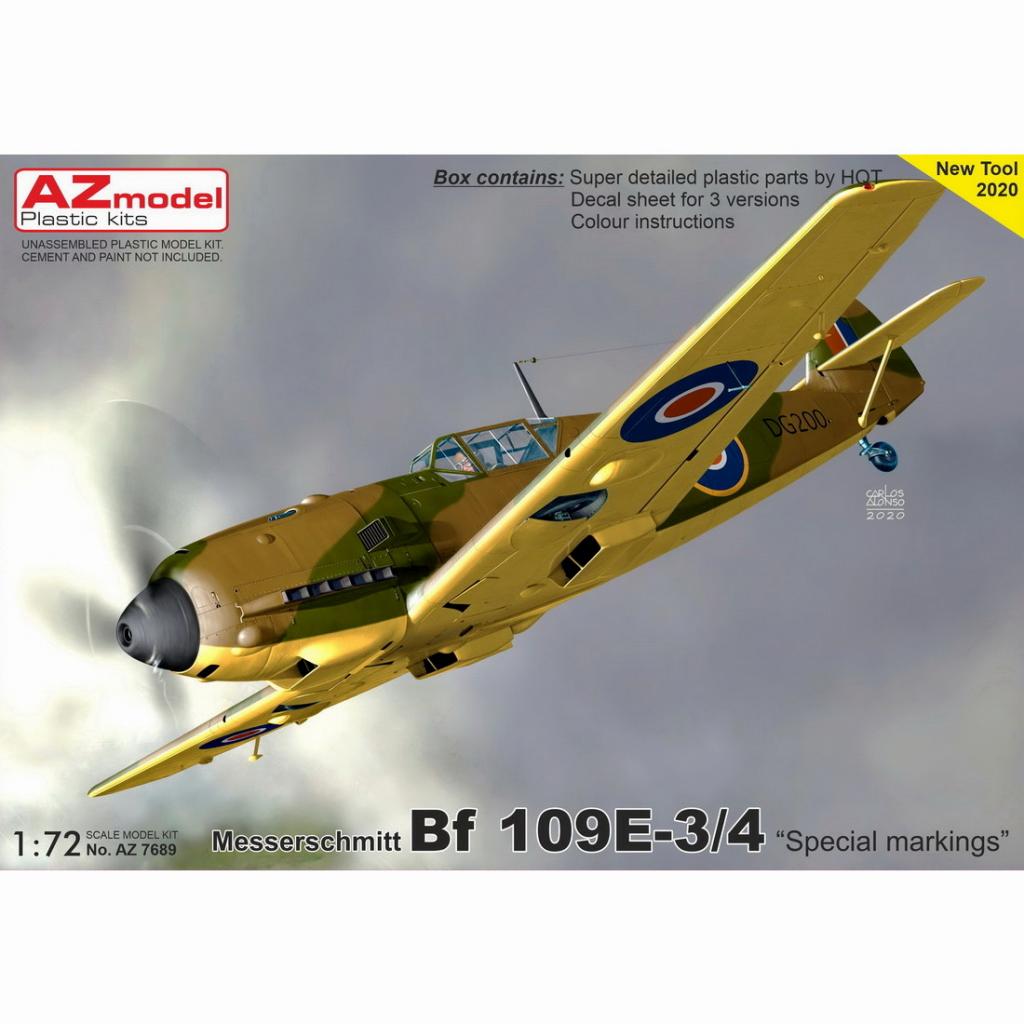 【新製品】AZ7689 1/72 メッサーシュミット Bf109E-3/4 ｢スペシャルマーキング パートII｣