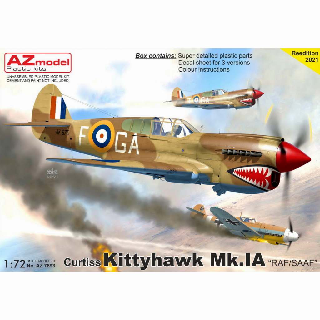 【新製品】AZ7693 1/72 キティホーク Mk.Ia イギリス空軍/南アフリカ空軍