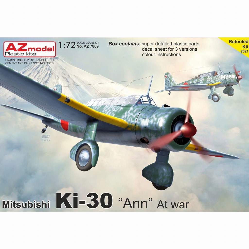 【新製品】AZ7809 1/72 九七式軽爆撃機 ｢キ30 