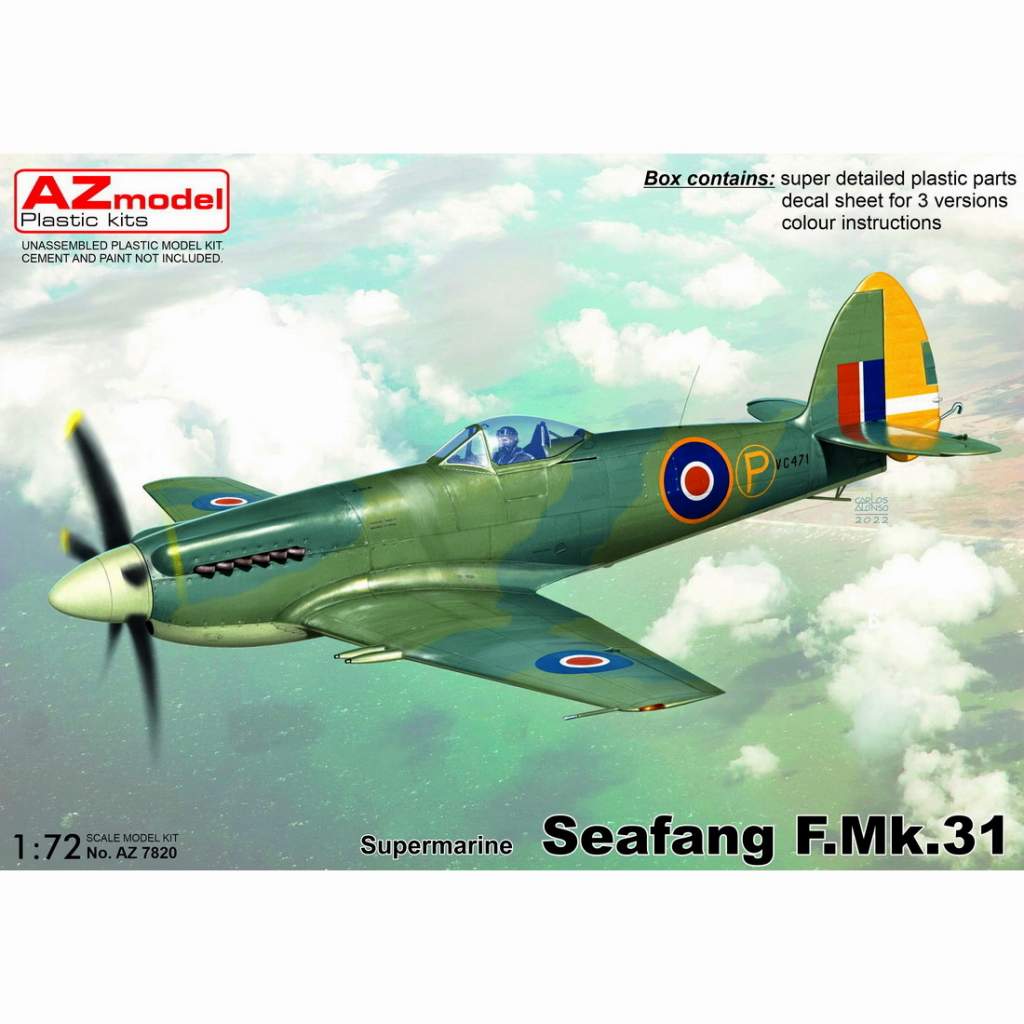 【新製品】AZ7820 1/72 スーパーマリン シーファング F.Mk.31