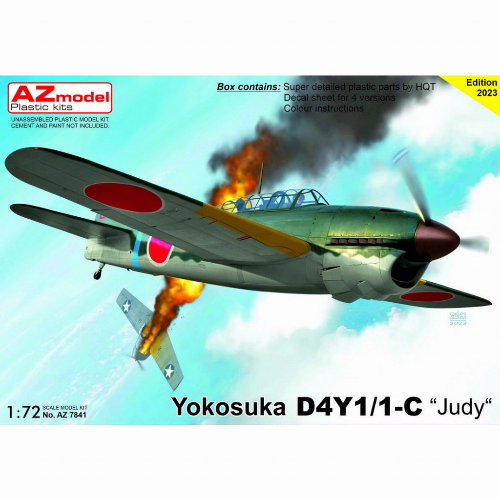 【新製品】AZ7841 1/72 横須賀 D4Y1/1-C 彗星一一型 艦上爆撃機