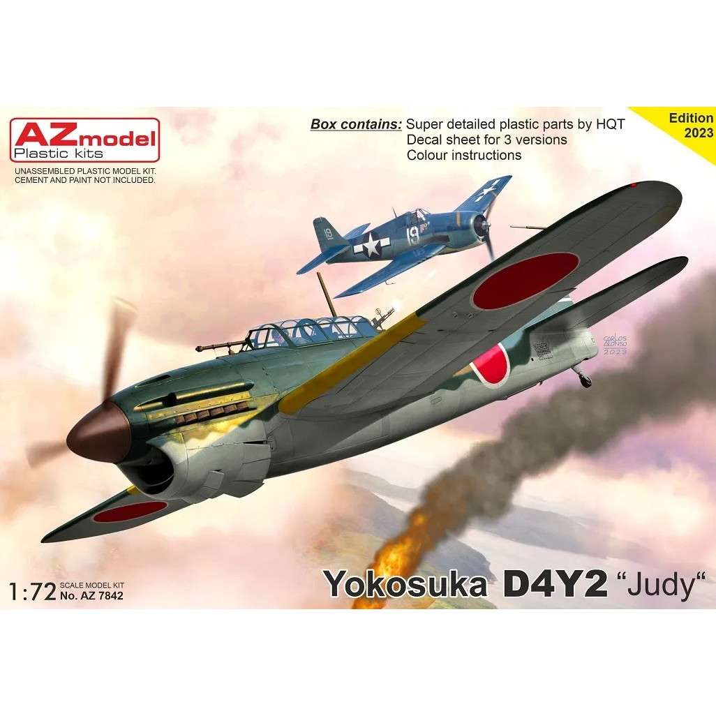 【新製品】AZ7842 1/72 横須賀 D4Y2 彗星一二型 艦上爆撃機