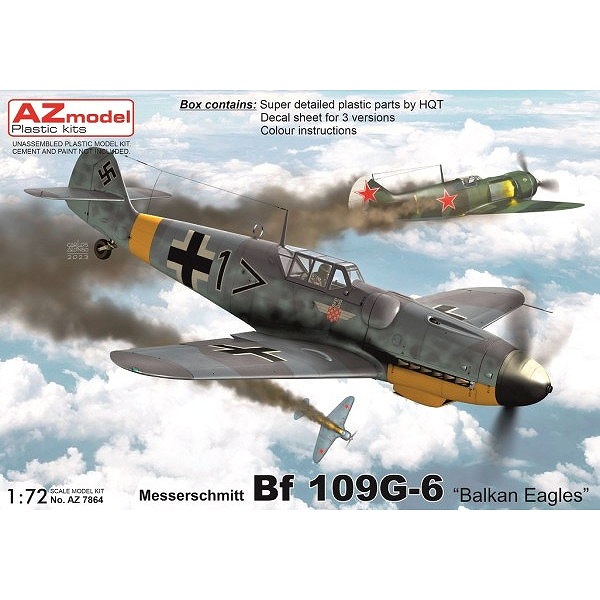 【新製品】AZ7864 1/72 Bf109G-6 