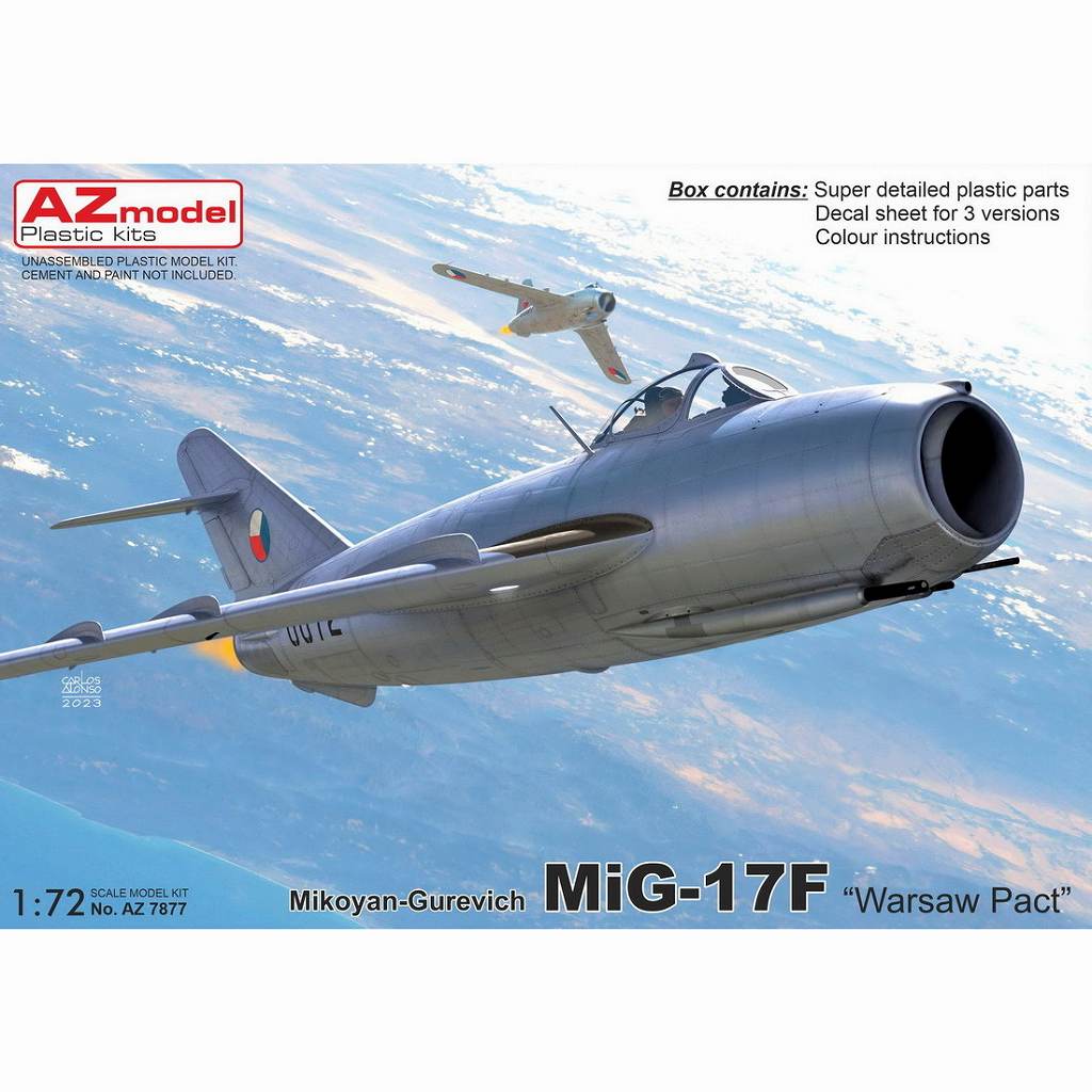【新製品】AZ7877 1/72 ミグ MiG-17F フレスコ 