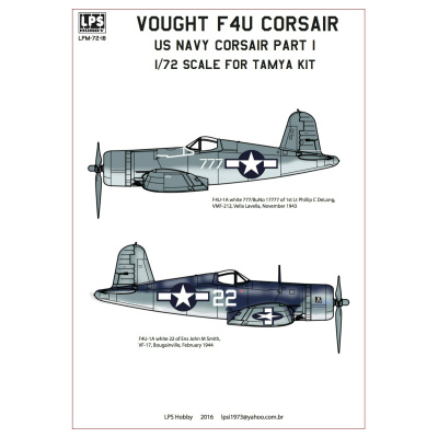 【新製品】LPS HOBBY LPM72-18)F4U-1A コルセア アメリカ海軍 Pt.1