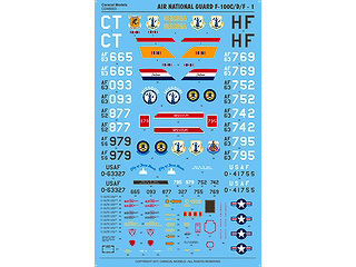 【新製品】[2700524800305] Caracal Models 48003)F-100C/D/F スーパーセイバー アメリカ州空軍