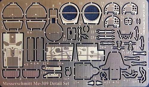 【新製品】NHディテール A72-052)メッサーシュミット Me309