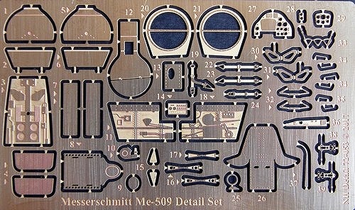 【新製品】NHディテール A72-053)メッサーシュミット Me509