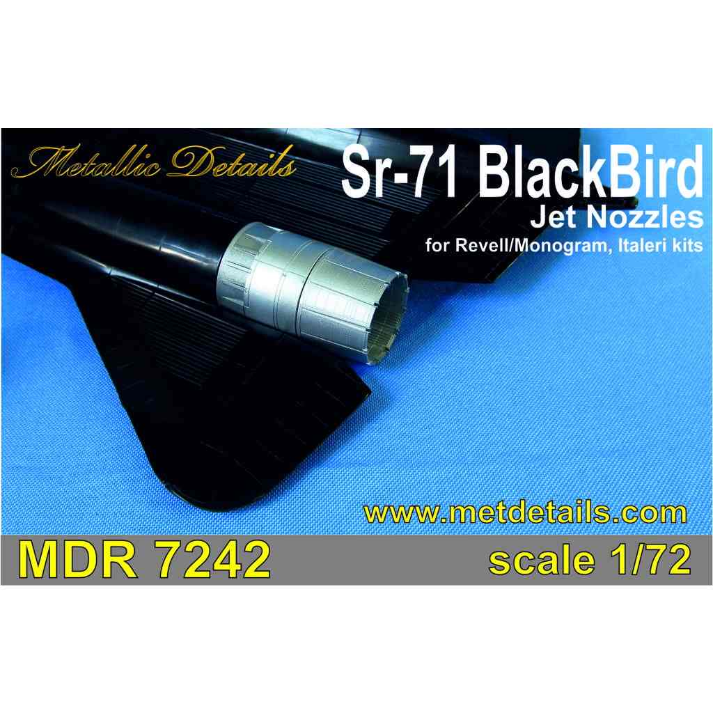【新製品】メタリックディテールズ MDR7242 ロッキード SR-71 ブラックバード 排気ノズル