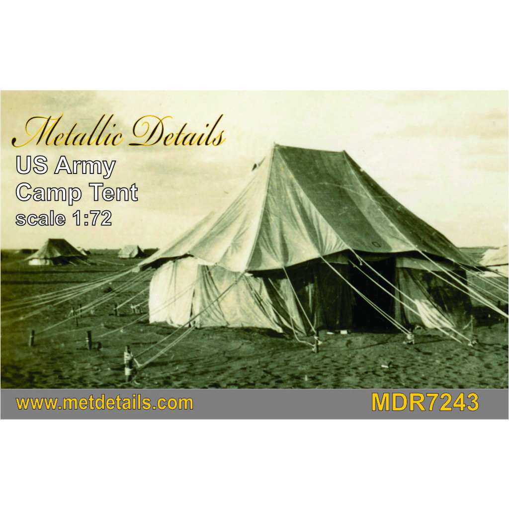 【新製品】メタリックディテールズ MDR7243 WWII 米陸軍 キャンプテント