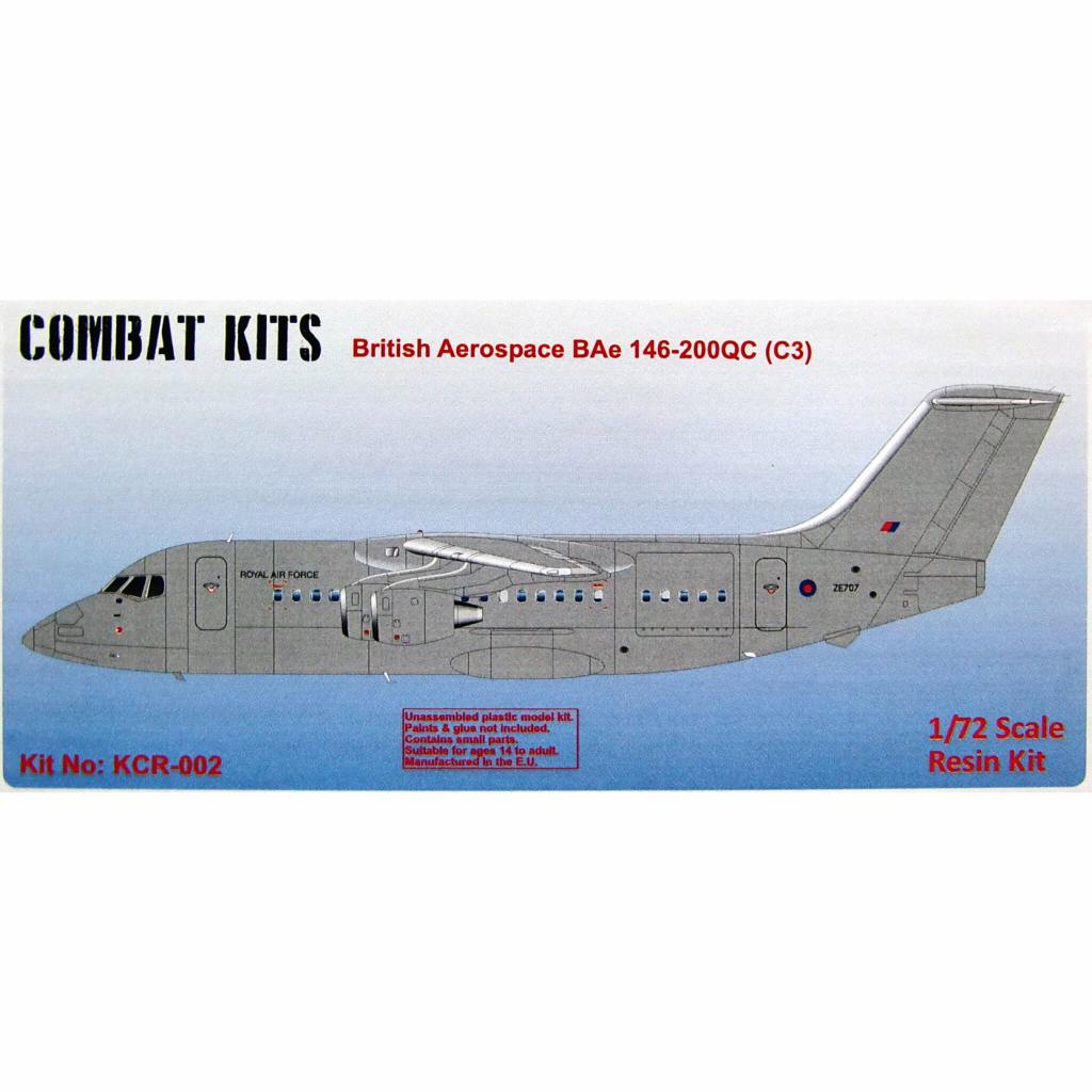 【新製品】COMBAT KITS KCR-002 ブリティッシュ・エアロスペース BAe 146-200QC(3) イギリス空軍