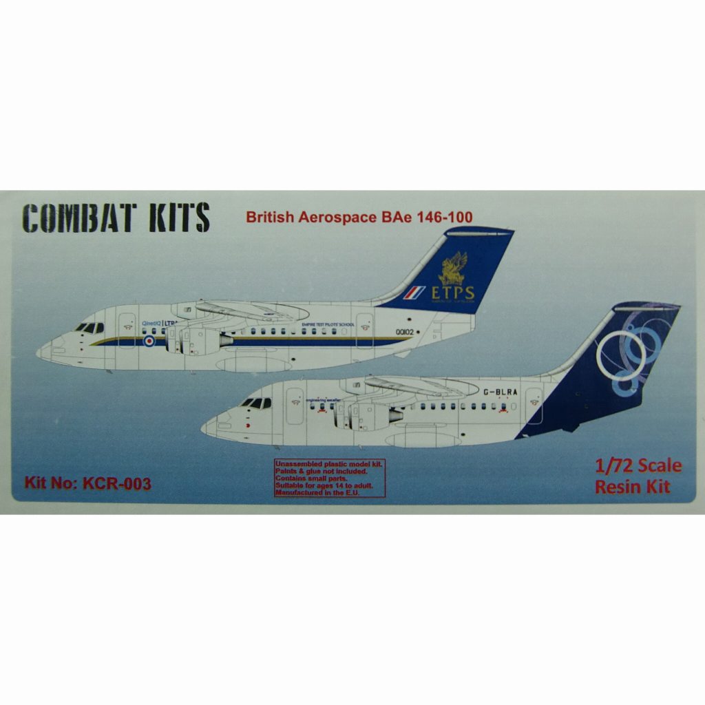 【新製品】COMBAT KITS KCR-003 ブリティッシュ・エアロスペース BAe 146-100 帝国テストパイロット学校