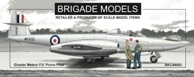 【新製品】BRIGADE MODELS BKC48002)グロスター ミーティア F.8 プローン コンバージョン