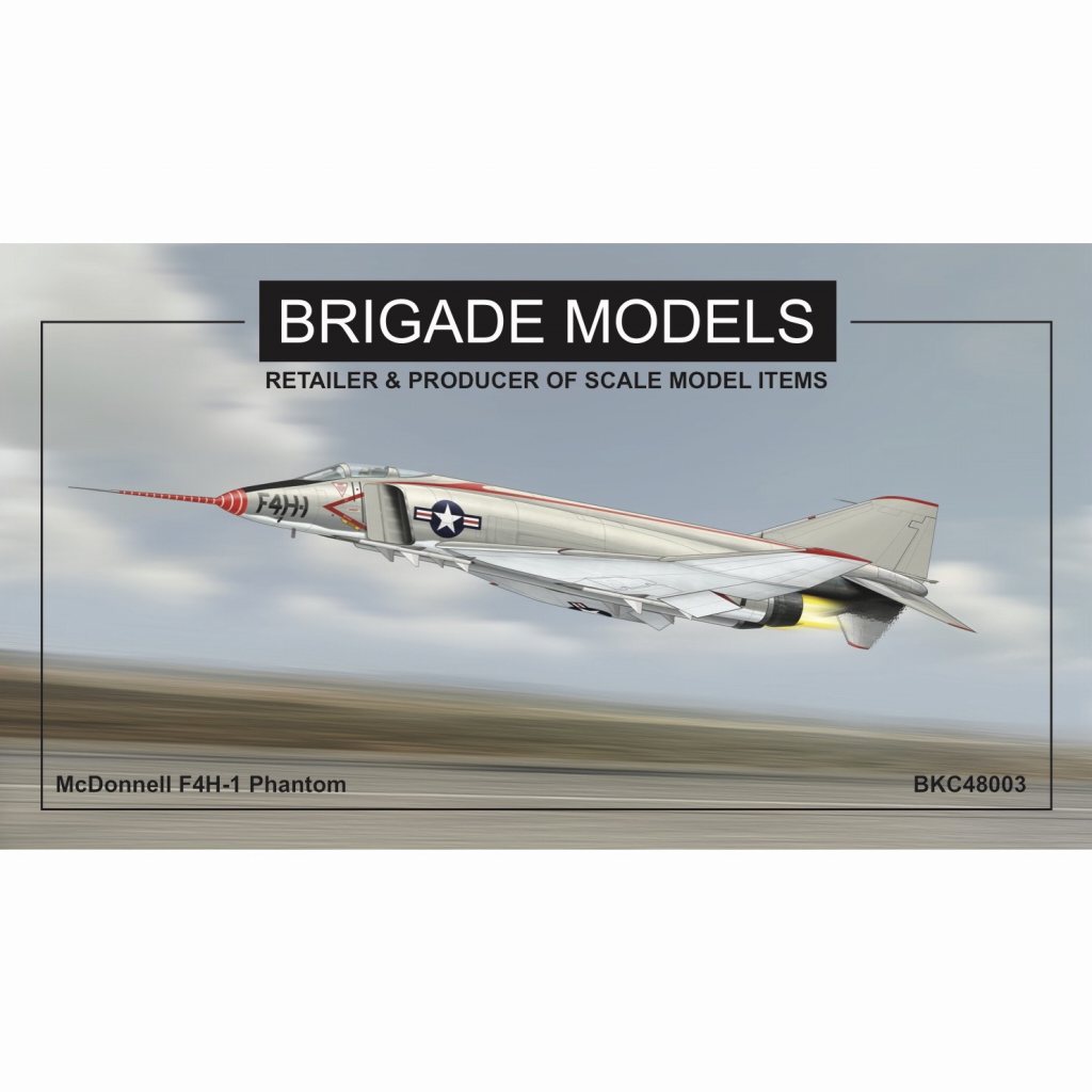 【新製品】BRIGADE MODELS BKC48003 マクドネル F4H-1 ファントム II プロトタイプコンバージョンセット