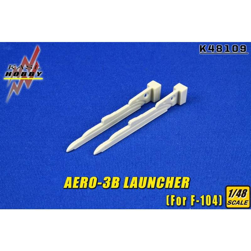 【新製品】KASL HOBBY K48109 F-104用 AERO-3B サイドワインダーランチャー