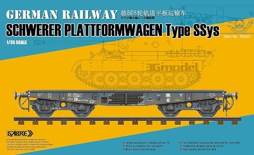 【新製品】Sabremodel 35A02)ドイツ 戦車運搬列車