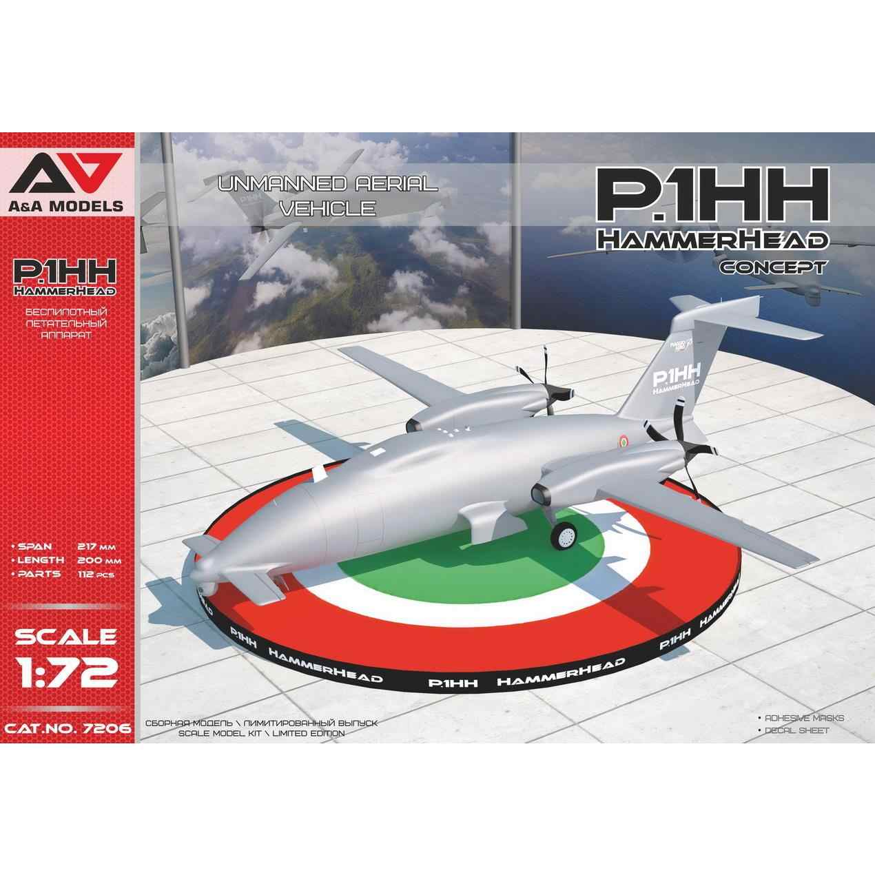 【新製品】A&Aモデル 7206 ピアッジョ・セレックス P.1HH ハンマーヘッド コンセプト