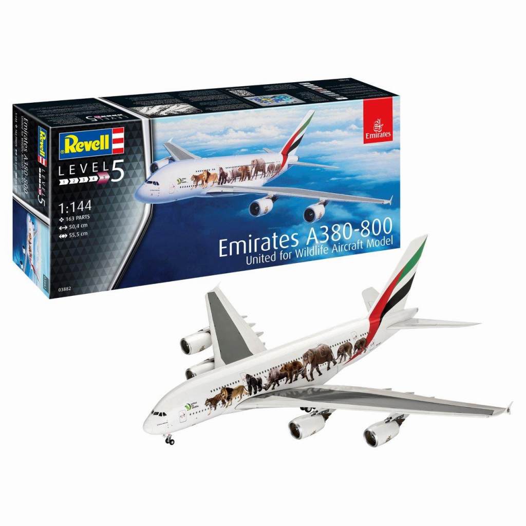 【新製品】03882 エミレーツ航空 エアバス A380-800 ”ワイルド ライフ”