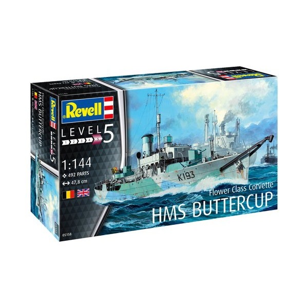 【新製品】05158 英国海軍 フラワー級コルベット HMS バターカップ