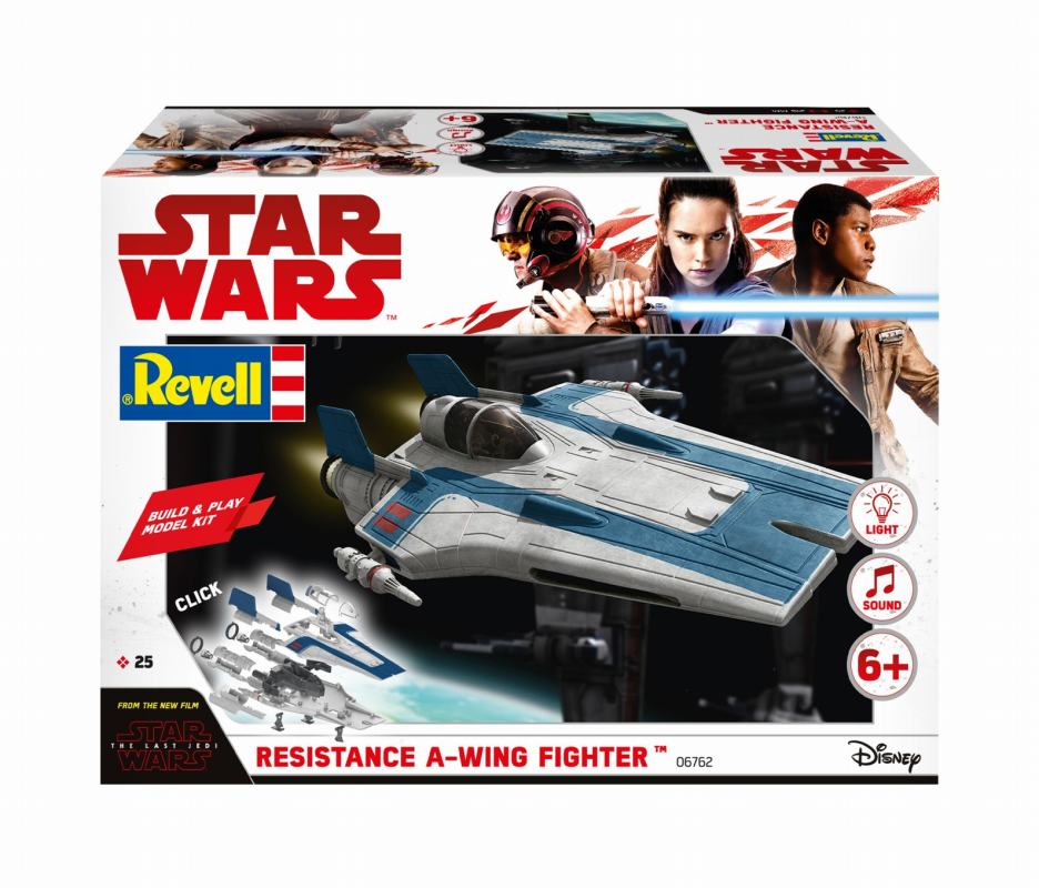 【新製品】06762)スター・ウォーズ エピソード8/最後のジェダイ 反乱軍 Aウィング・ファイター ブルー ライト&サウンド