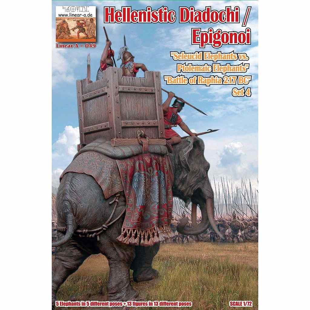 【新製品】LA049 ヘレニズム時代 ディアドコイ/エピゴノイ セレウコス朝の象 vs. プトレマイオス朝の象 - ラフィアの戦い（紀元前217年）