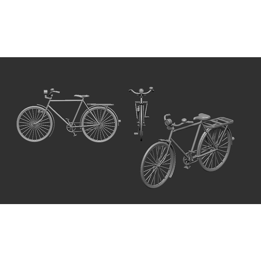 【新製品】アートスケールキット 200-A72007 自転車