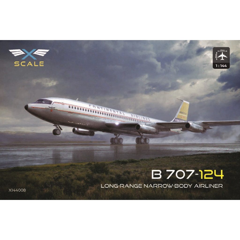 【新製品】X144008 1/144 ボーイング B707-124 コンチネンタル航空