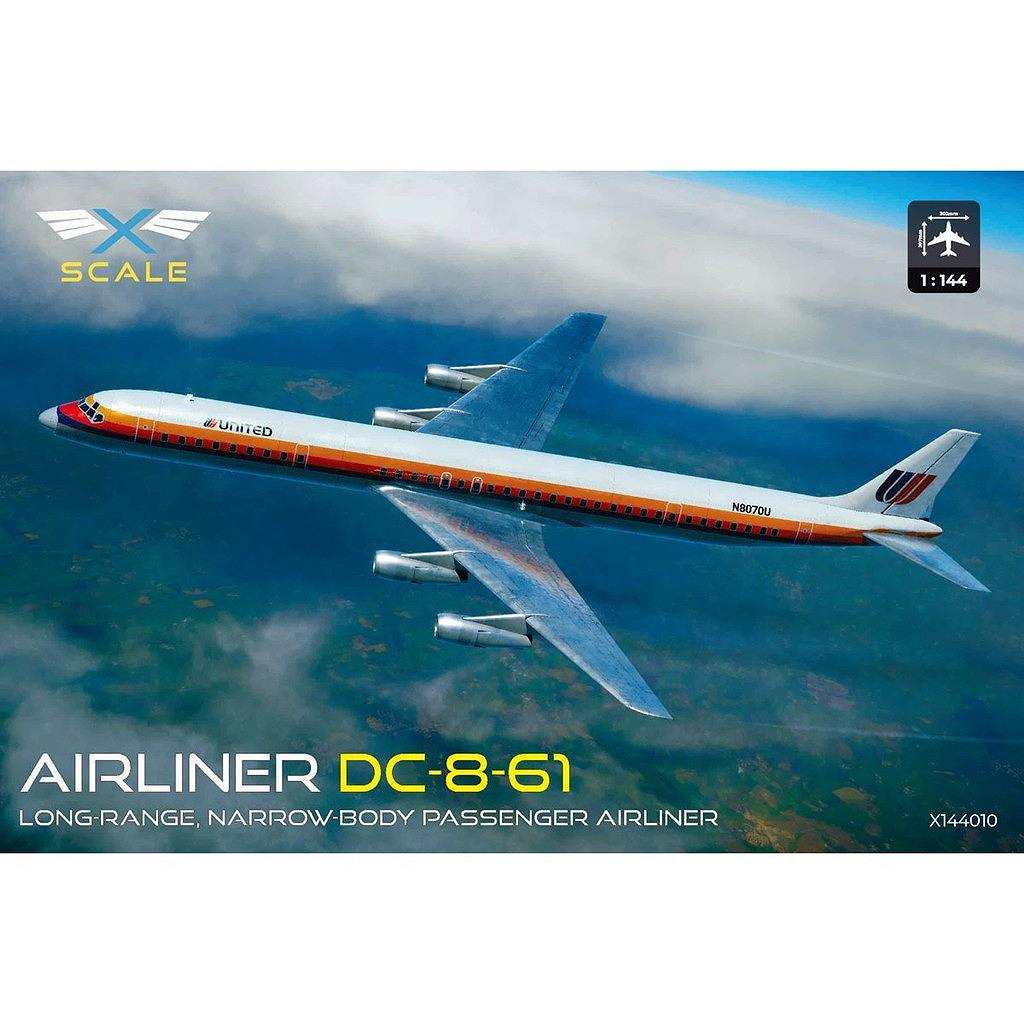 【新製品】X144010 1/144 ダグラス DC-8-61 ユナイテッド航空