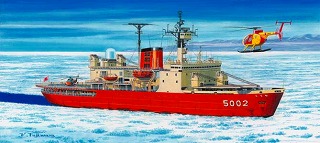 【再入荷】SMP-009 砕氷艦 AGB-5002 しらせ