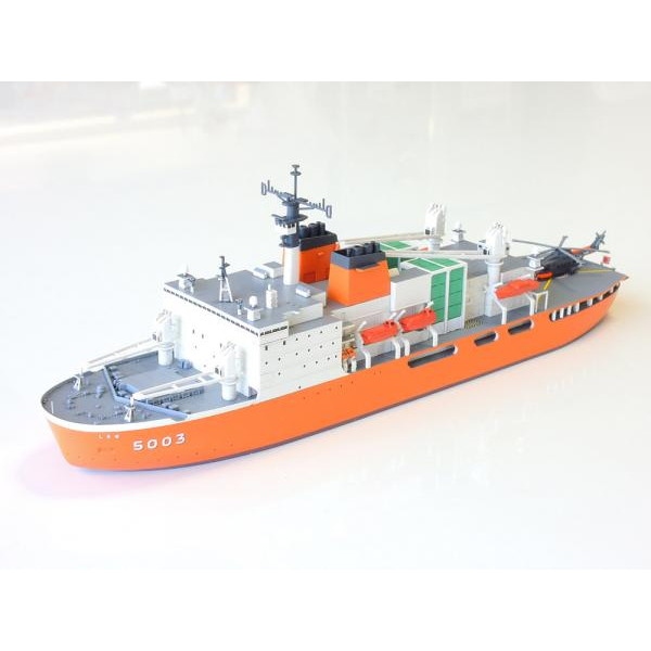 【新製品】MYG1901 砕氷艦 しらせ AGB-5003&メタル製ペンギンセット