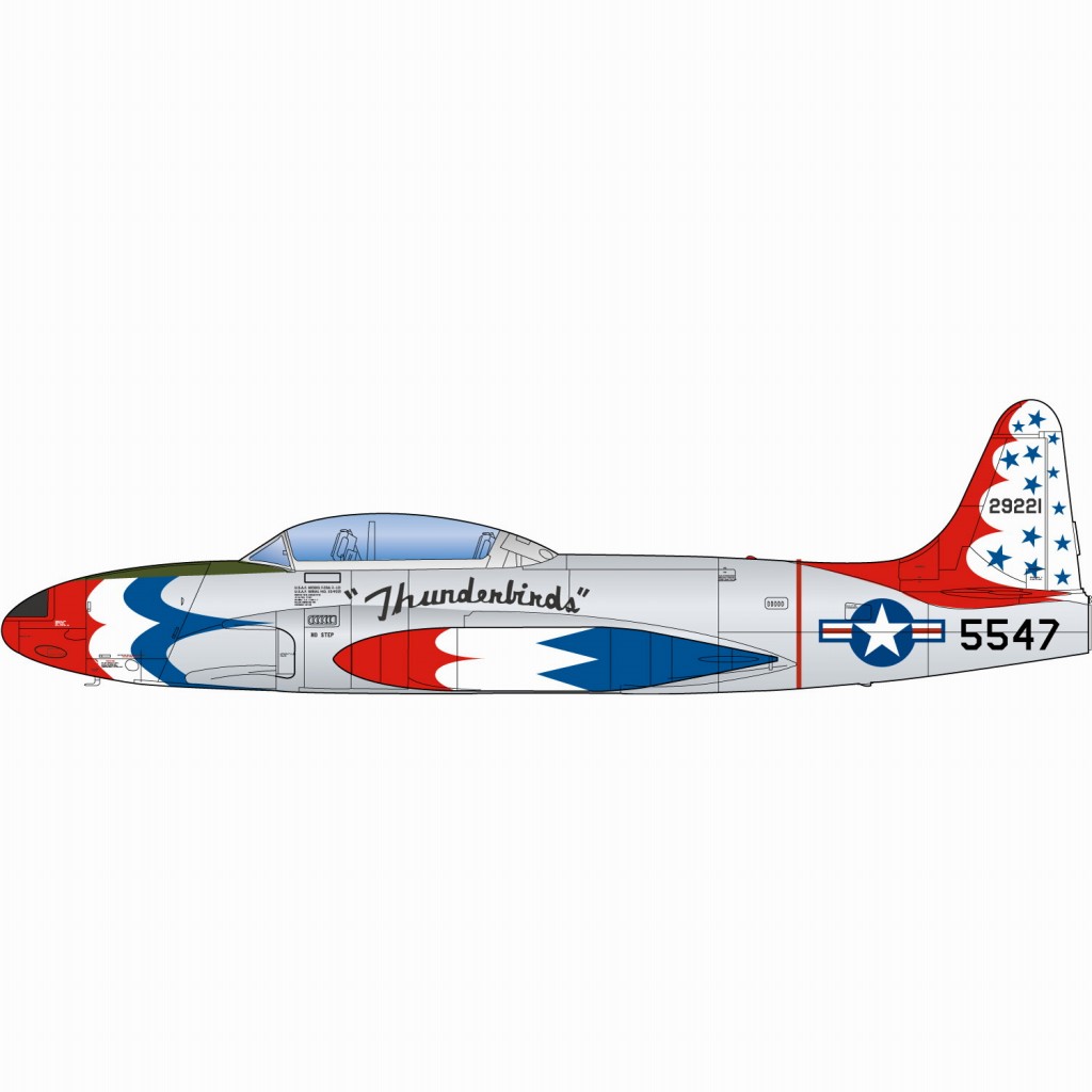 【新製品】AC-52 1/72 アメリカ空軍 練習機 T-33A シューティングスター 