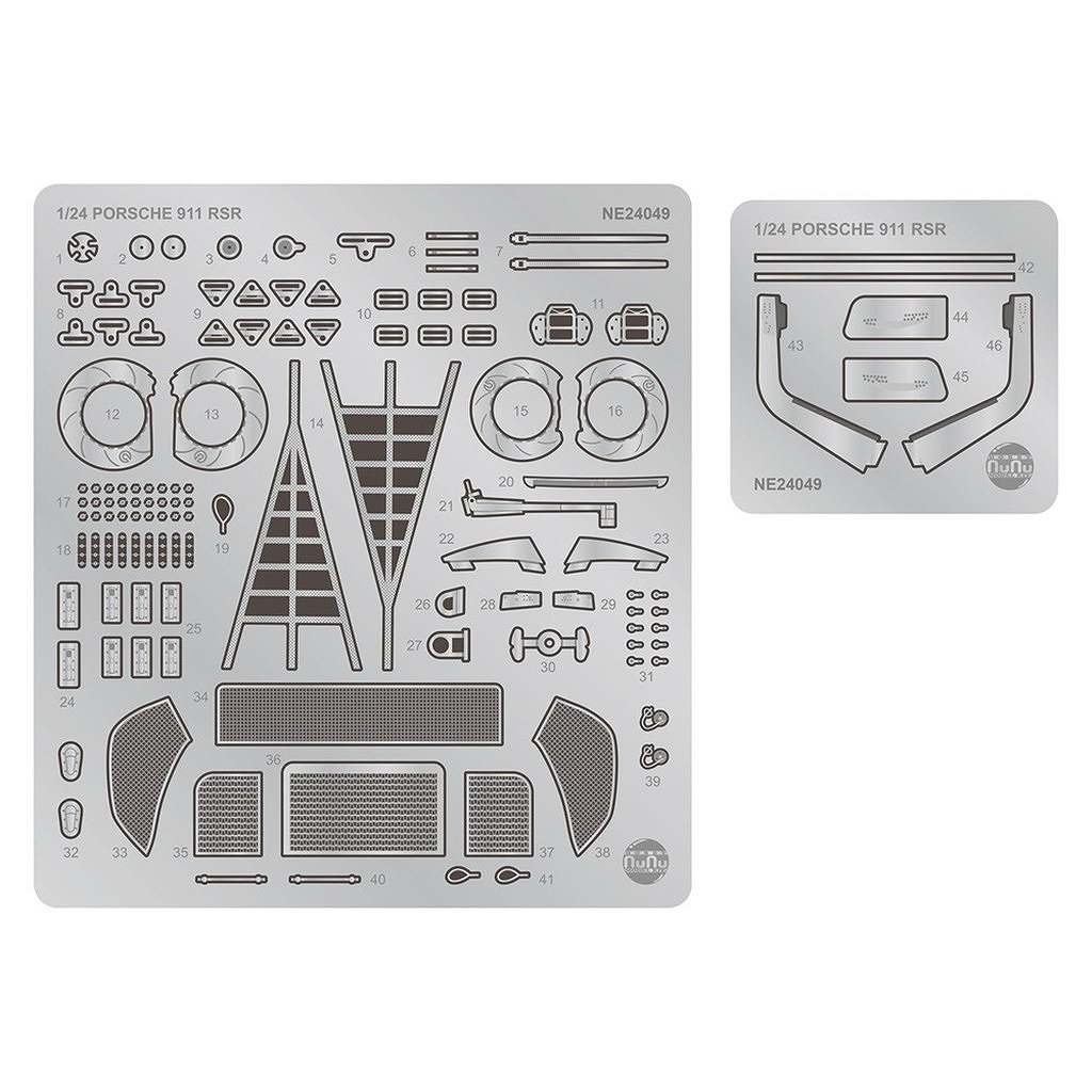 【新製品】NE24049 ポルシェ 911 (タイプ991) RSR 2018 ル・マン 24時間レース カーナンバー91用ディテールアップパーツ