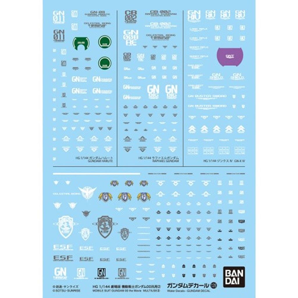 【新製品】ガンダムデカールNo.128 HG 1/144 劇場版 機動戦士ガンダム00汎用2
