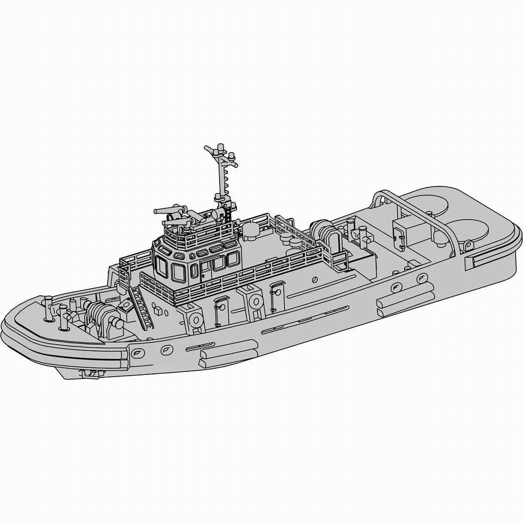 【再入荷】T23V700-015M 海上自衛隊 YT01型260t曳船D