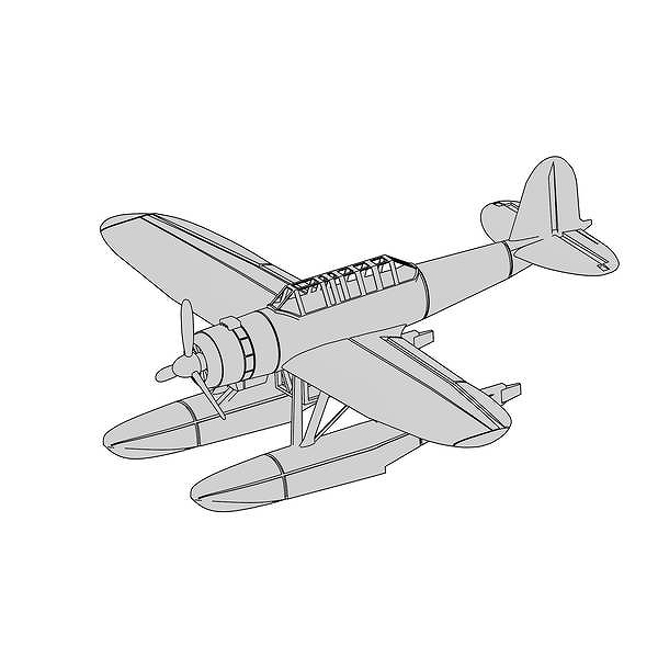 【再入荷】T23V700-018M 日本海軍 E13A 零式水上偵察機